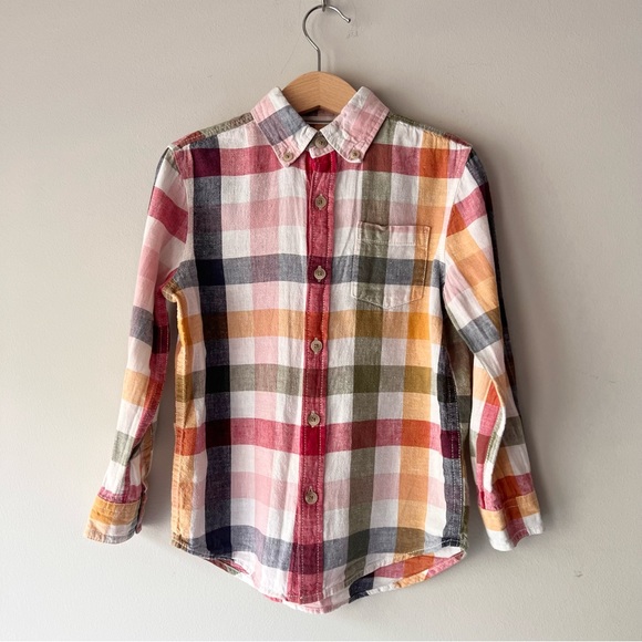 Gymboree Gingham Button Down Shirt - Picture 1 of 6
